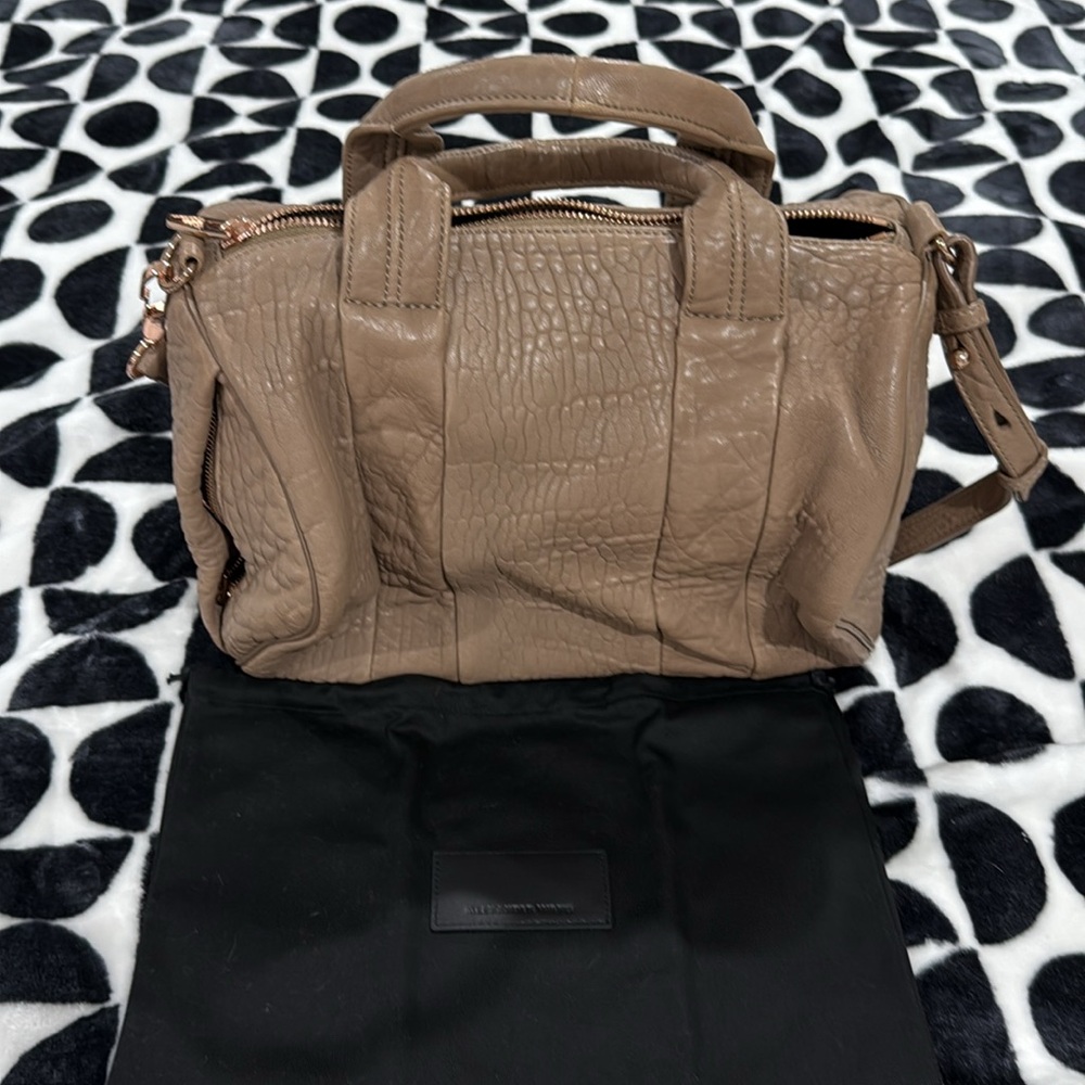 🚫 SOLD 🚫 Alexander Wang Rocco Handbag in Latte with Rose Gold Hardware - Picture 2 of 16